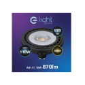 MiLagro Żarówka LED AR111 3000K Czarna premium oświetlenie
