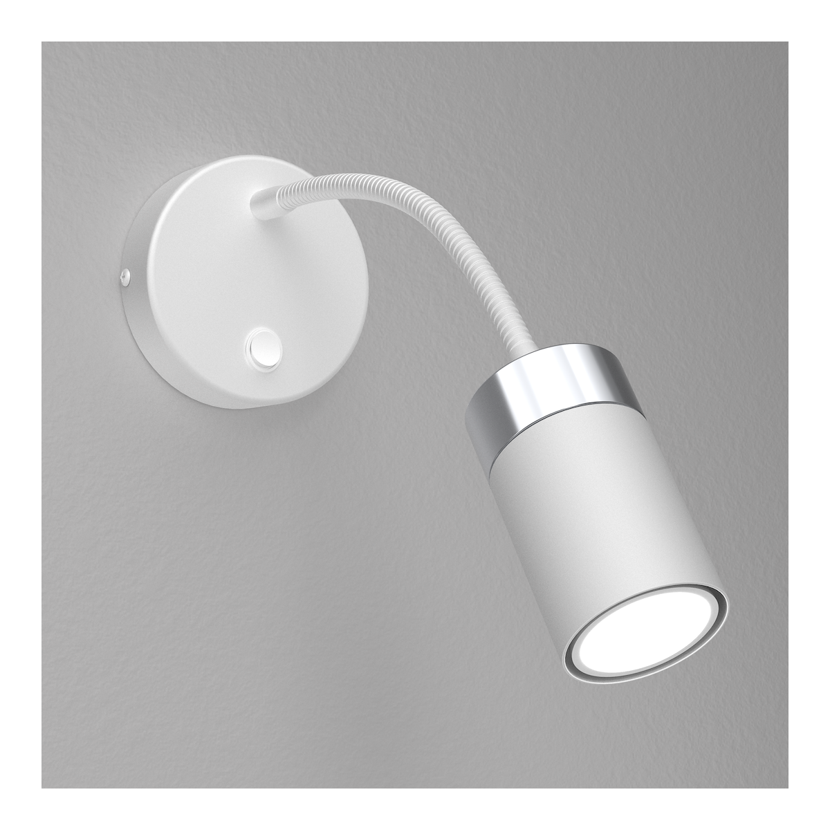 MiLagro Kinkiet flex Joker 1xGU10 Biały/Chrom MLP8533