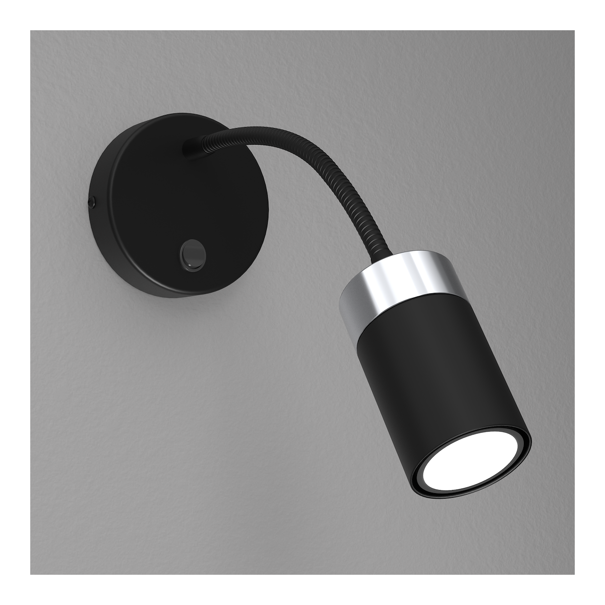 MiLagro Kinkiet flex JOKER BLACK/CHROME 1xGU10 MLP8534