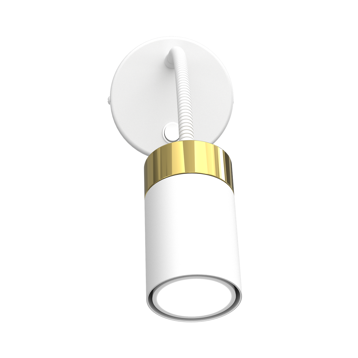 MiLagro Kinkiet flex Joker 1xGU10 Biały/Złoty MLP8535