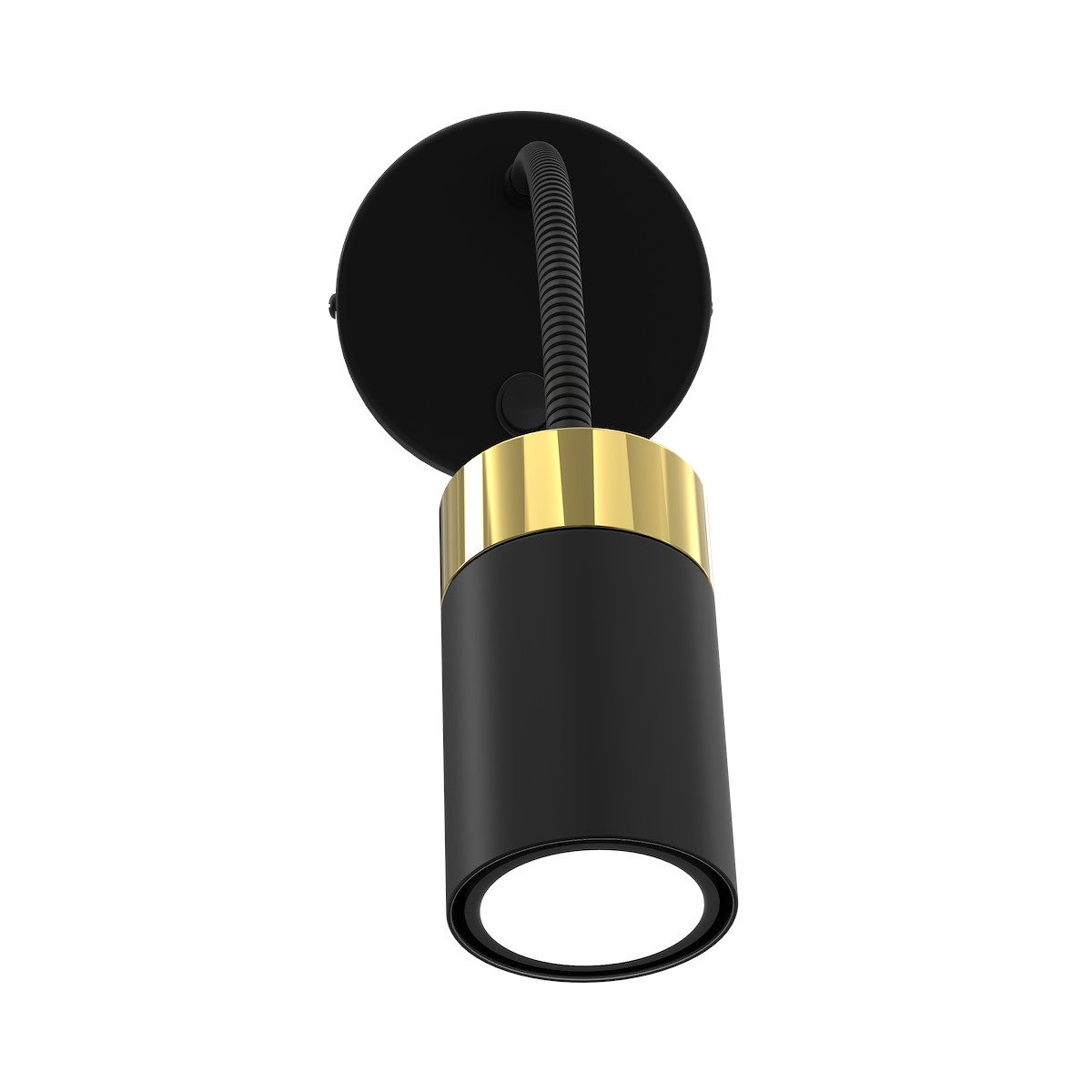 MiLagro Kinkiet flex JOKER BLACK/GOLD 1xGU10 MLP8536