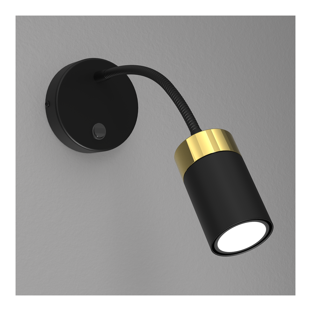 MiLagro Kinkiet flex JOKER BLACK/GOLD 1xGU10 MLP8536