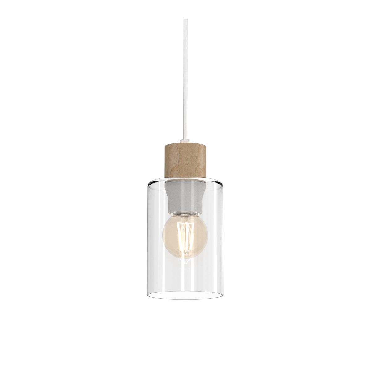 MiLagro Lampa wisząca MADERA E27 wyjątkowa iluminacja