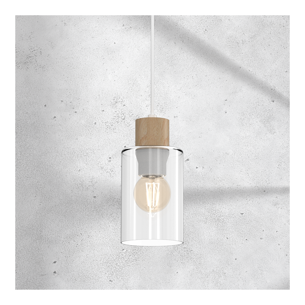 MiLagro Lampa wisząca MADERA E27 wyjątkowa iluminacja