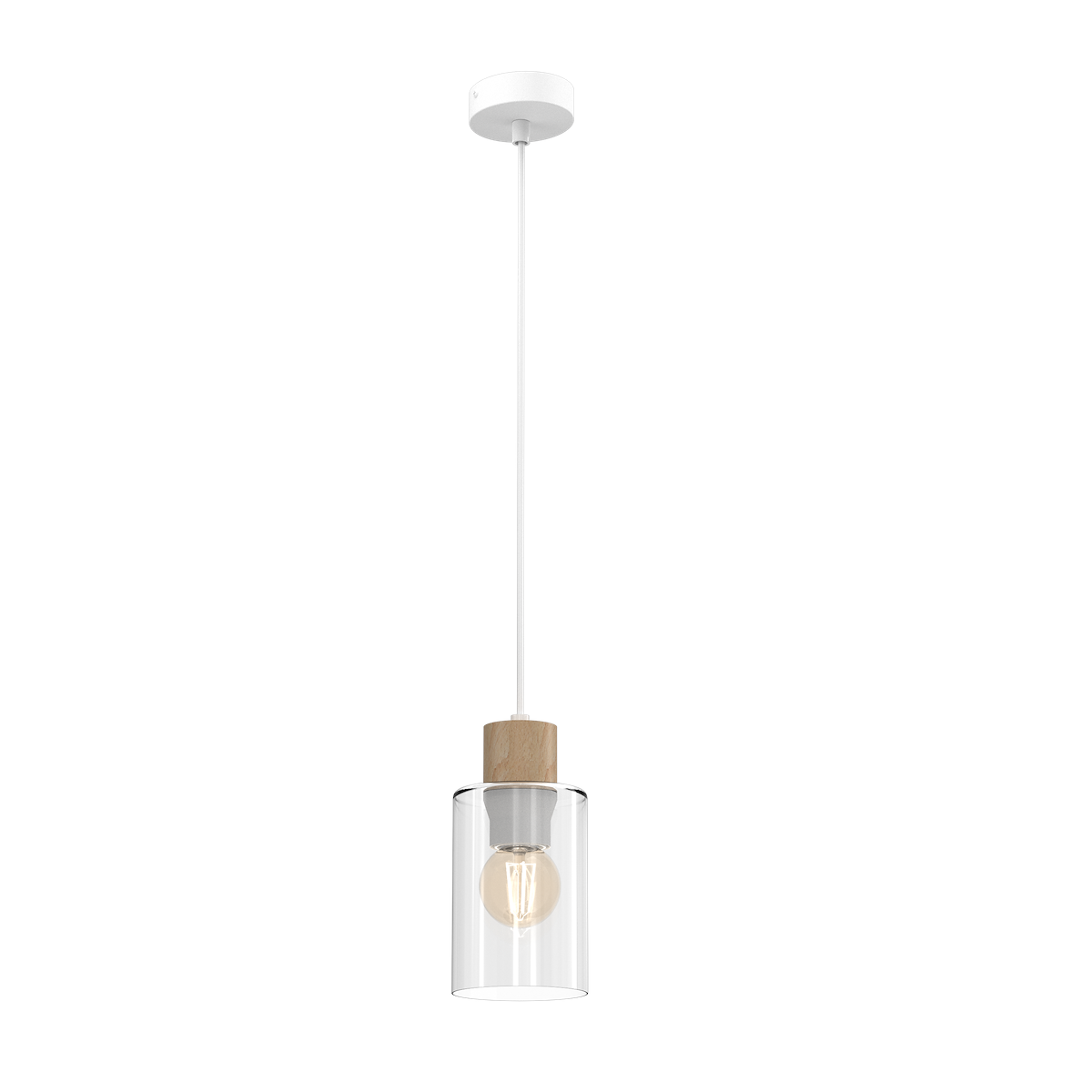 MiLagro Lampa wisząca MADERA 1xE27 MLP8554