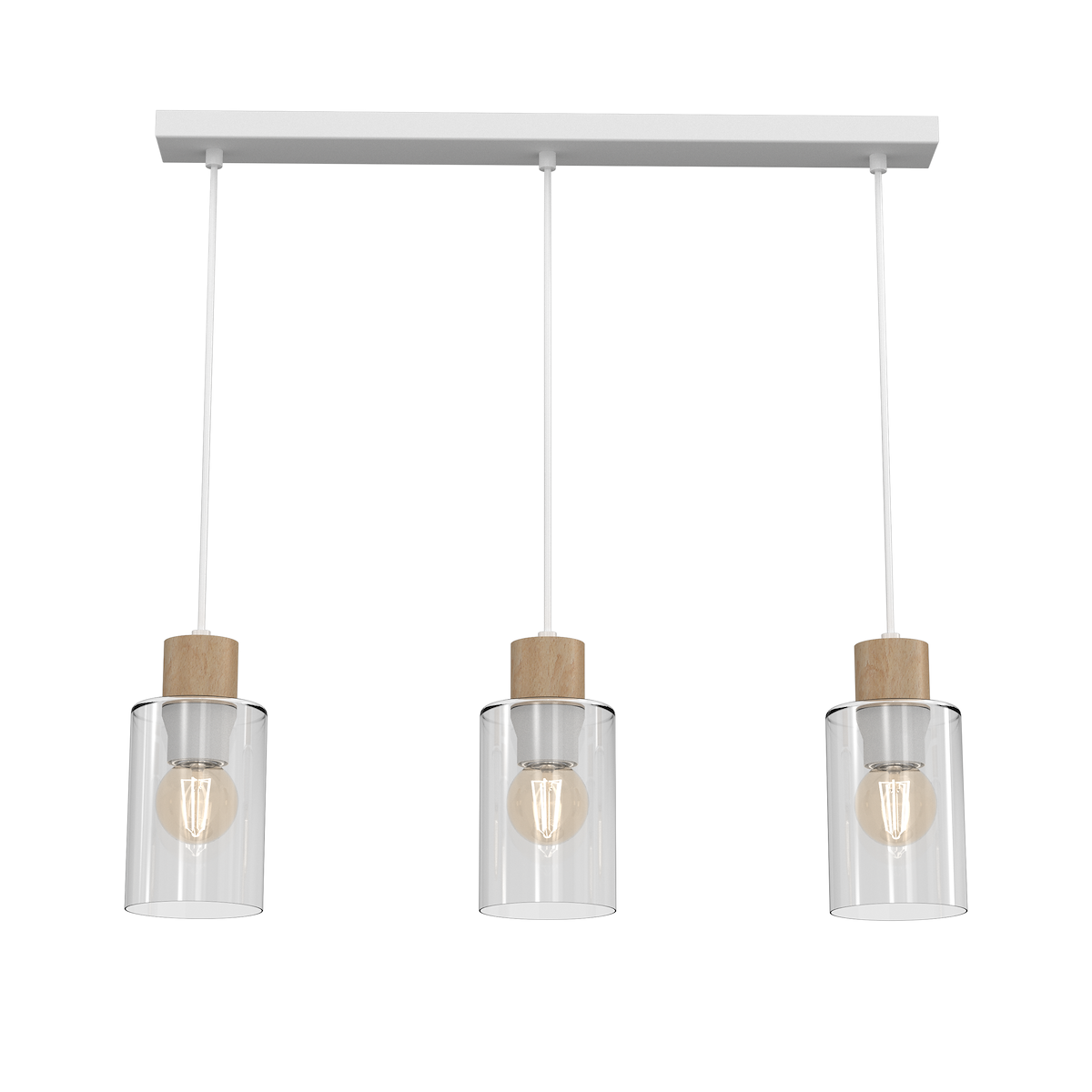 MiLagro Lampa wisząca MADERA 3xE27 MLP8555
