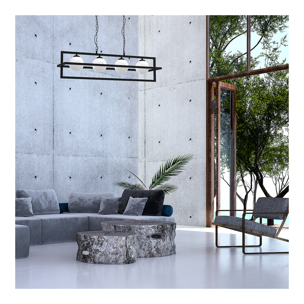 MiLagro Lampa DIEGO 5xE14 Loft designerskie lampy LED