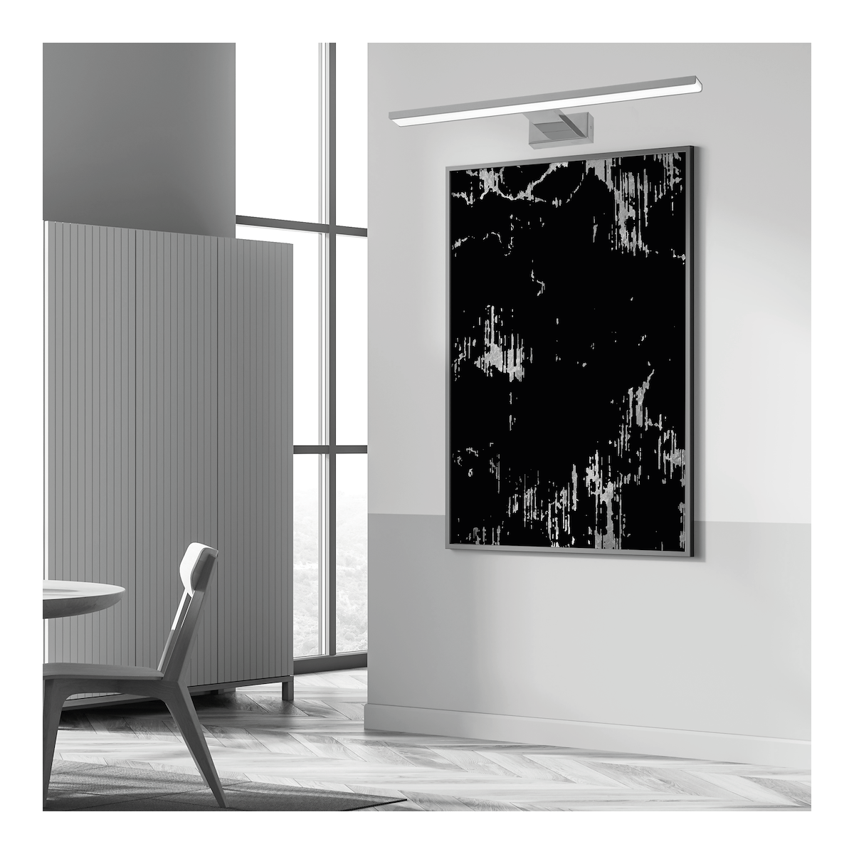 MiLagro Kinkiet PINTO CHROME 12W LED 50cm ML8237