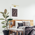 MiLagro Kinkiet PINTO SATIN GOLD designerskie oświetlenie