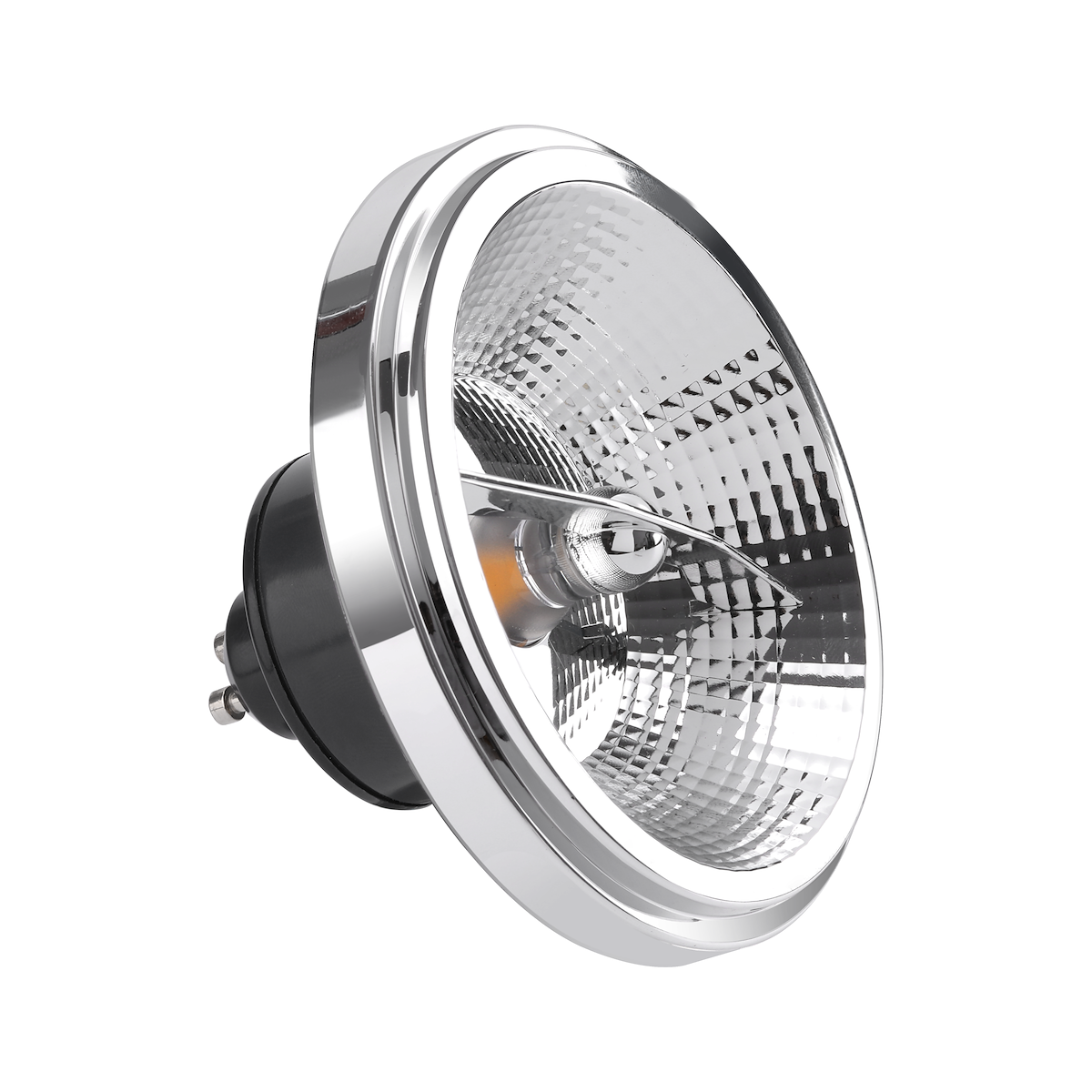 MiLagro ŻARÓWKA AR111 - 10,5W GU10 4000K/ Czarny z odbłyśnikiem AR8617