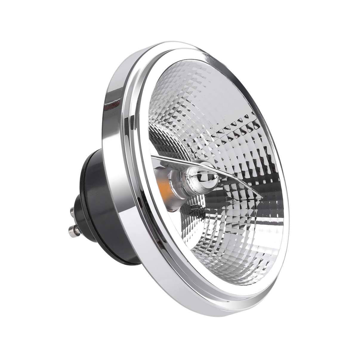 MiLagro ŻARÓWKA AR111 - 10,5W GU10 4000K/ Czarny z odbłyśnikiem AR8617