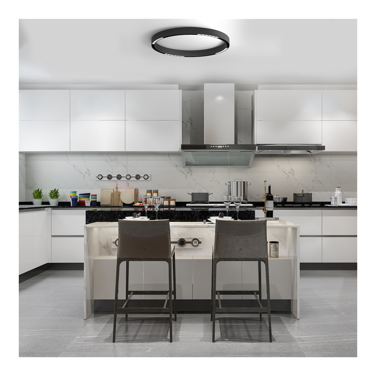 MiLagro Round Magnetic Track 6W designerskie lampy LED