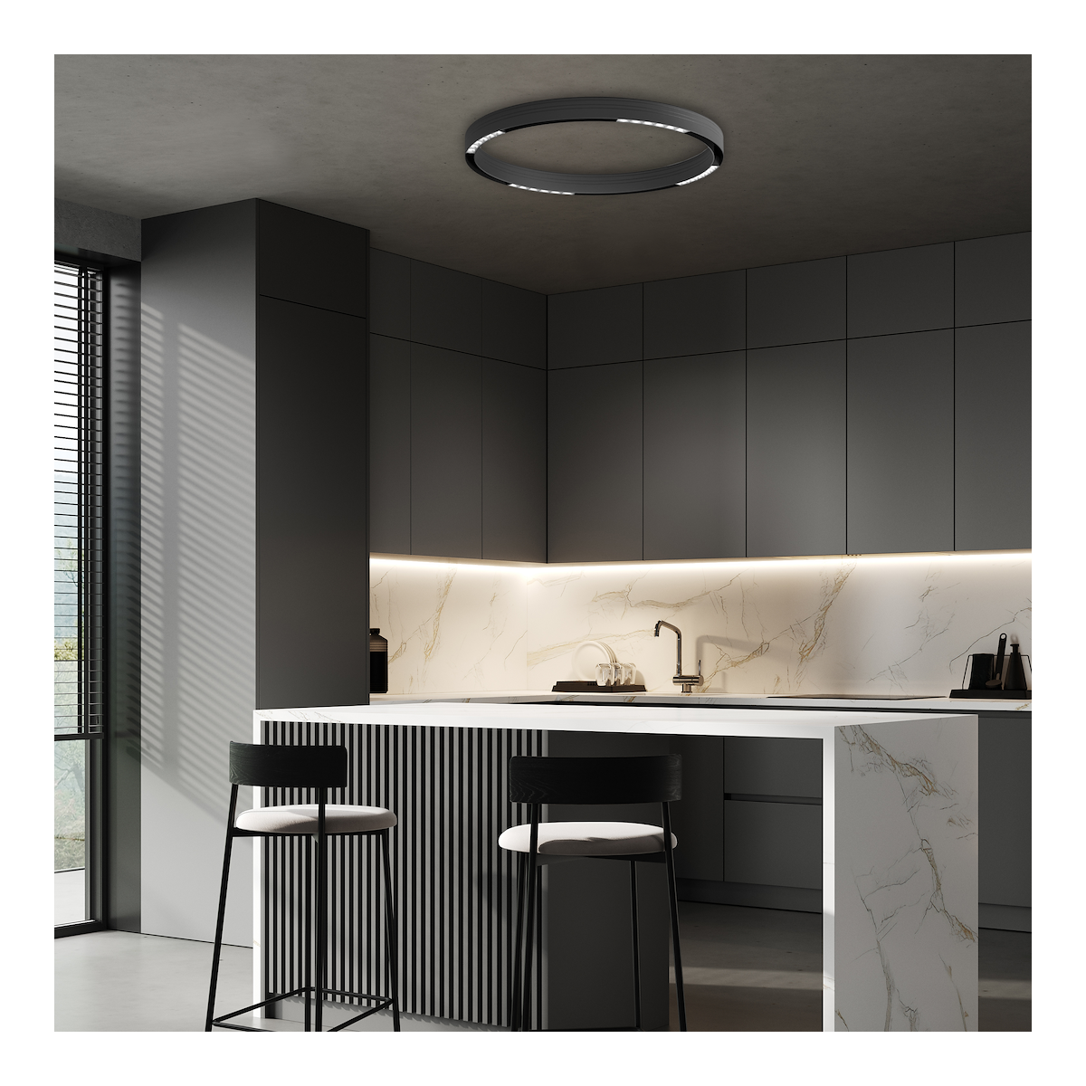 MiLagro Round Magnetic Track 6W designerskie lampy LED