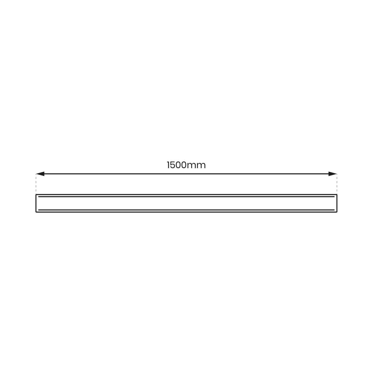 MiLagro Przesłona Magnetic Track 150 cm nietuzinkowe oświetlenie