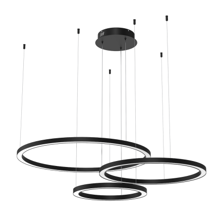 MiLagro Lampa wisząca GALAXIA BLACK 85W LED ML8789