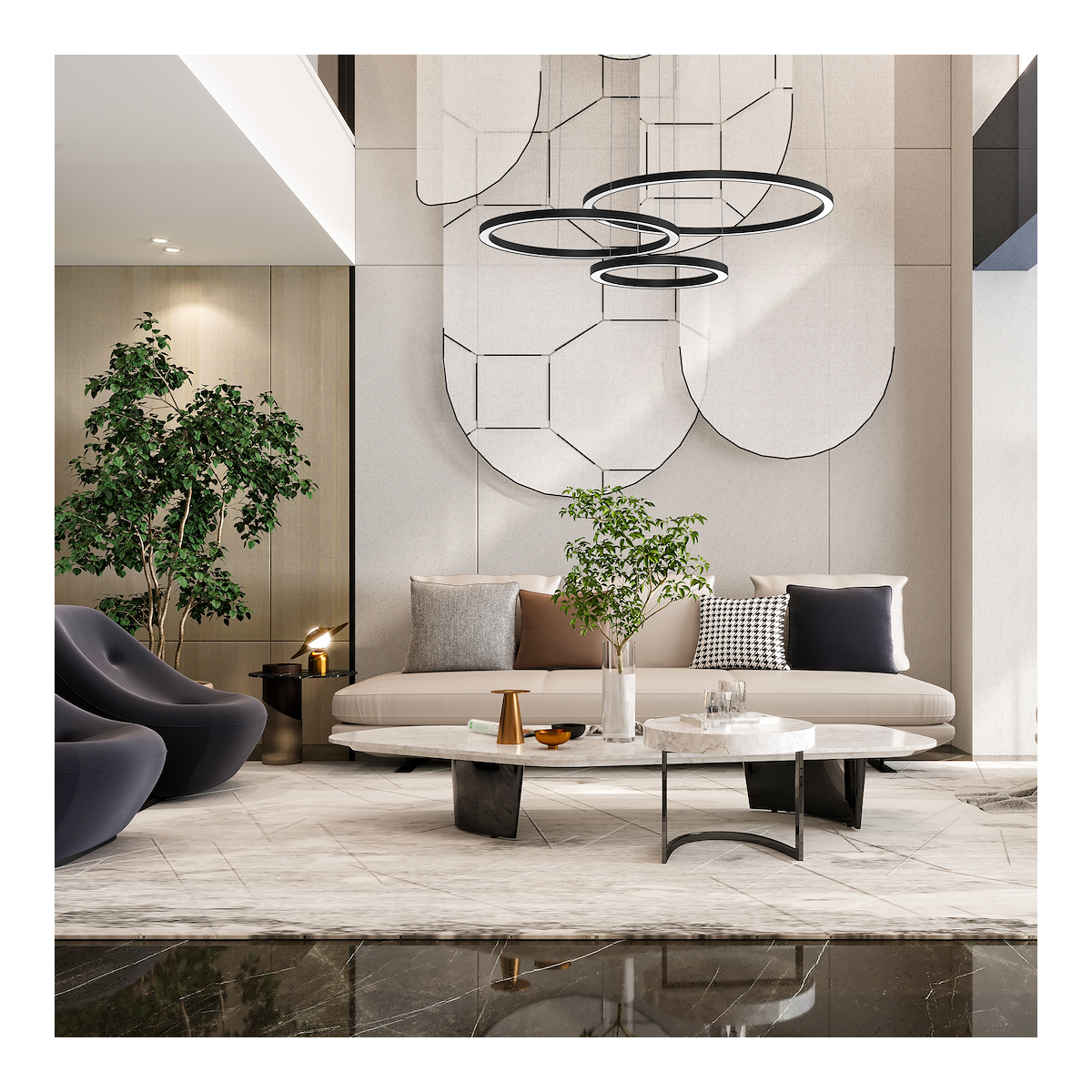 MiLagro Galaxia Black 85W LED wyjątkowa iluminacja
