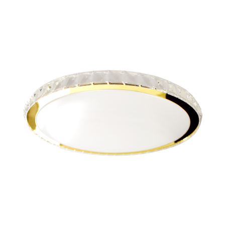 MiLagro Plafon Layla Gold 33W ściemnialny + pilot ML8130