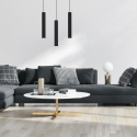 MiLagro Hudson Black 3xGU10 stylowe oświetlenie