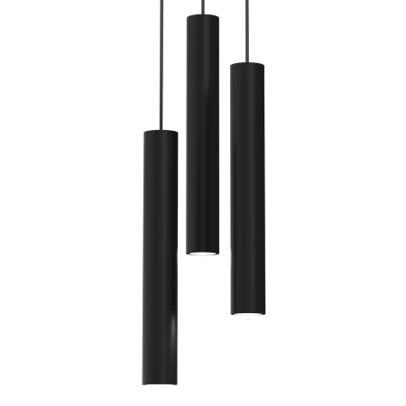 MiLagro Lampa wisząca HUDSON BLACK 3xGU10 MLP8793