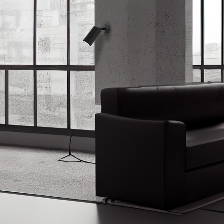 MiLagro Kinkiet HUDSON BLACK 1xGU10 MLP8794