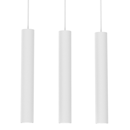 MiLagro Lampa wisząca Hudson Biały 3xGU10 MLP8799