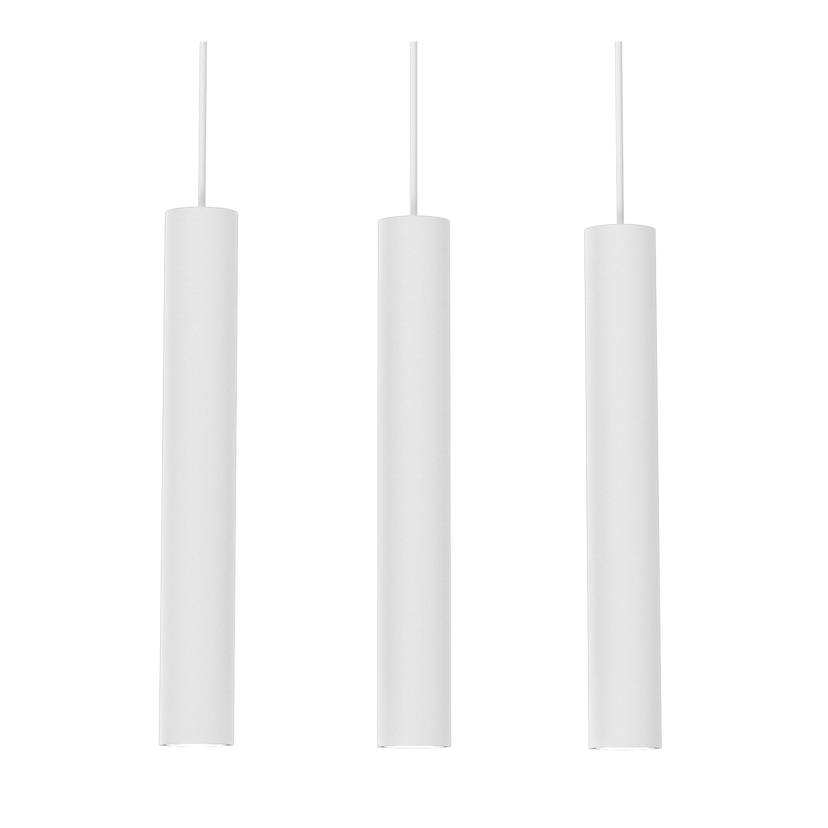 MiLagro Lampa wisząca Hudson Biały 3xGU10 MLP8799