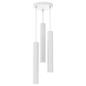 MiLagro Lampa wisząca Hudson Biały 3xGU10 MLP8800