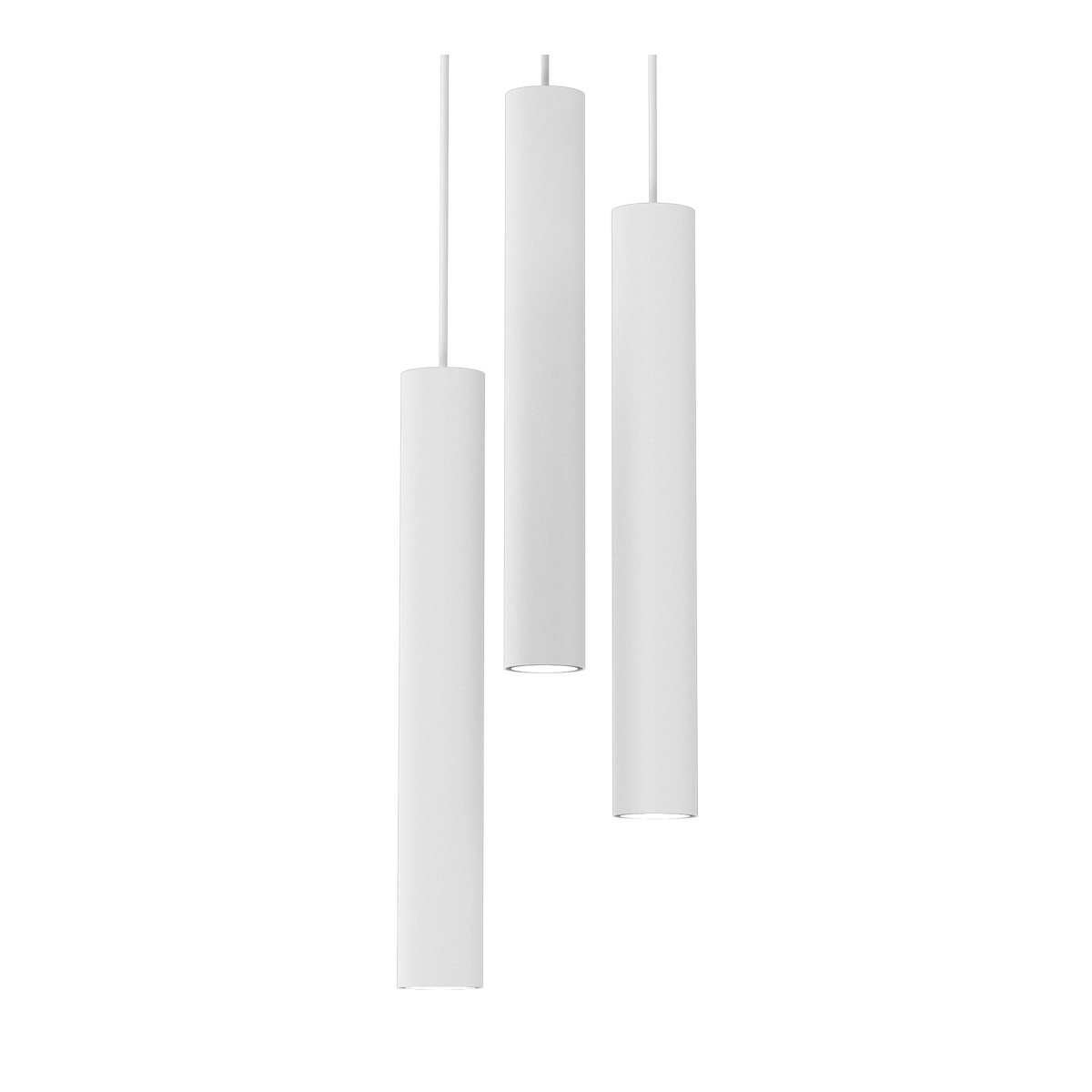 MiLagro Lampa wisząca Hudson Biały 3xGU10 MLP8800