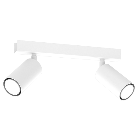 MiLagro Lampa sufitowa Hudson 2xGU10 Biały MLP8802