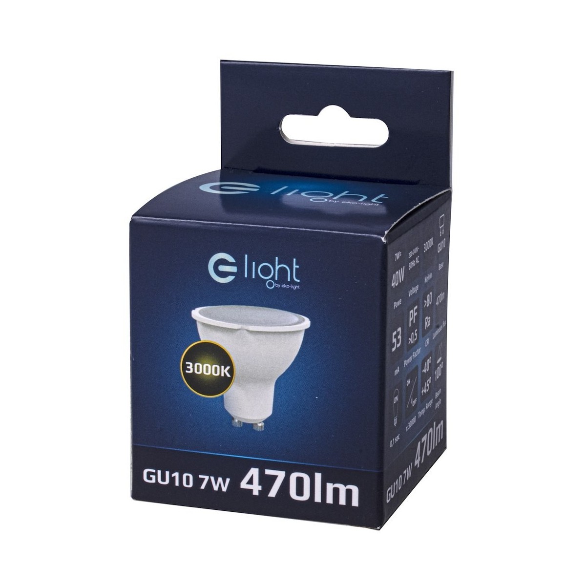 Żarówka LED GU10 6,5W Ciepła premium oświetlenie