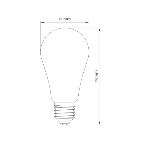 Żarówka LED E27 9W 3000K wyjątkowa iluminacja
