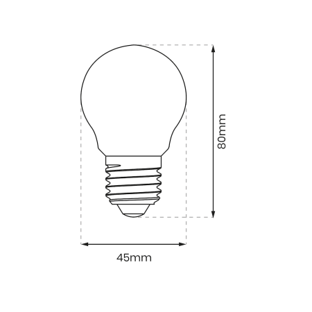 Żarówka Filament LED E27 5W unikalne oświetlenie