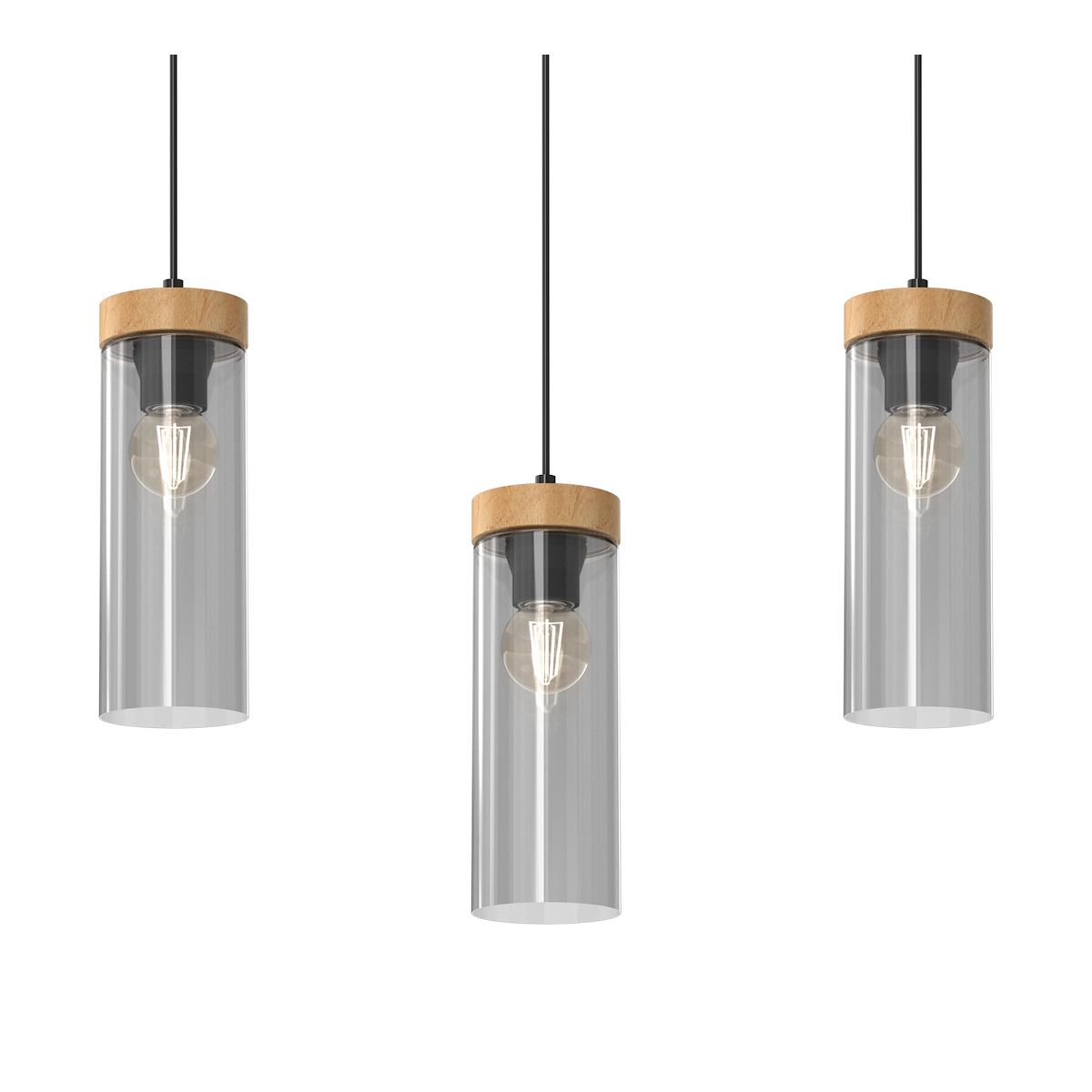 MiLagro Lampa wisząca ELICA 3xE27 MLP8665