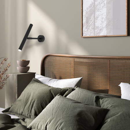 MiLagro Kinkiet MONZA BLACK 1xG9 max 8W LED MLP8837