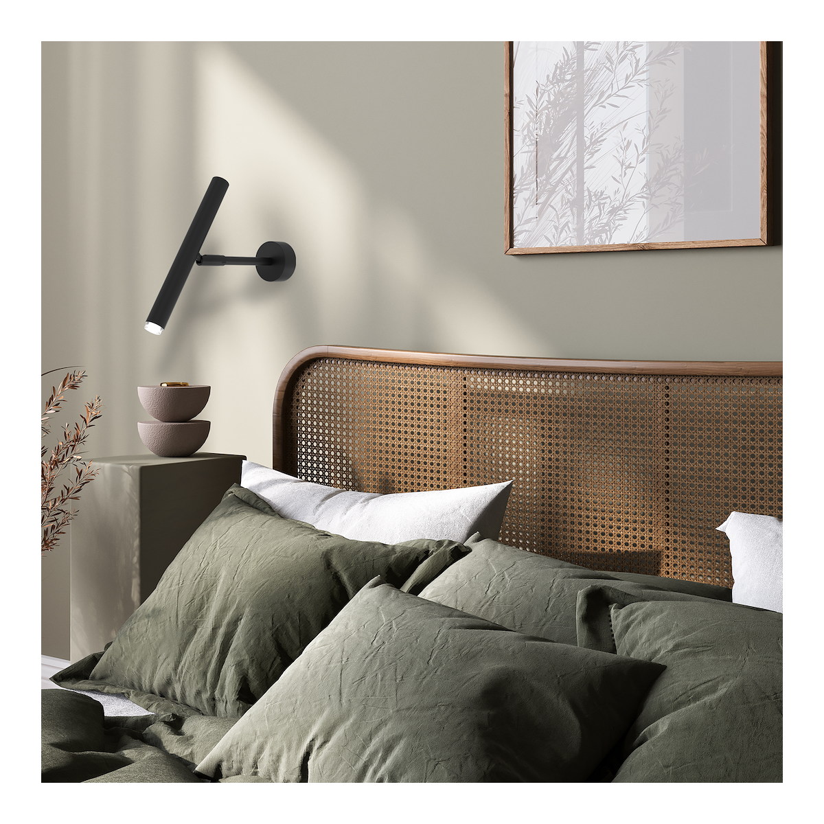 MiLagro Kinkiet MONZA BLACK 1xG9 max 8W LED MLP8837