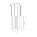 MiLagro Lampa wisząca MONZA BRASS 7xG9 max 8W LED MLP8843