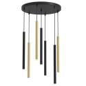 MiLagro Lampa wisząca MONZA BRASS 7xG9 max 8W LED MLP8843