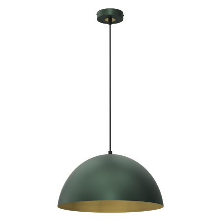 Lampa wisząca BETA GREEN GOLD 35cm niepowtarzalne oświetlenie wnętrza