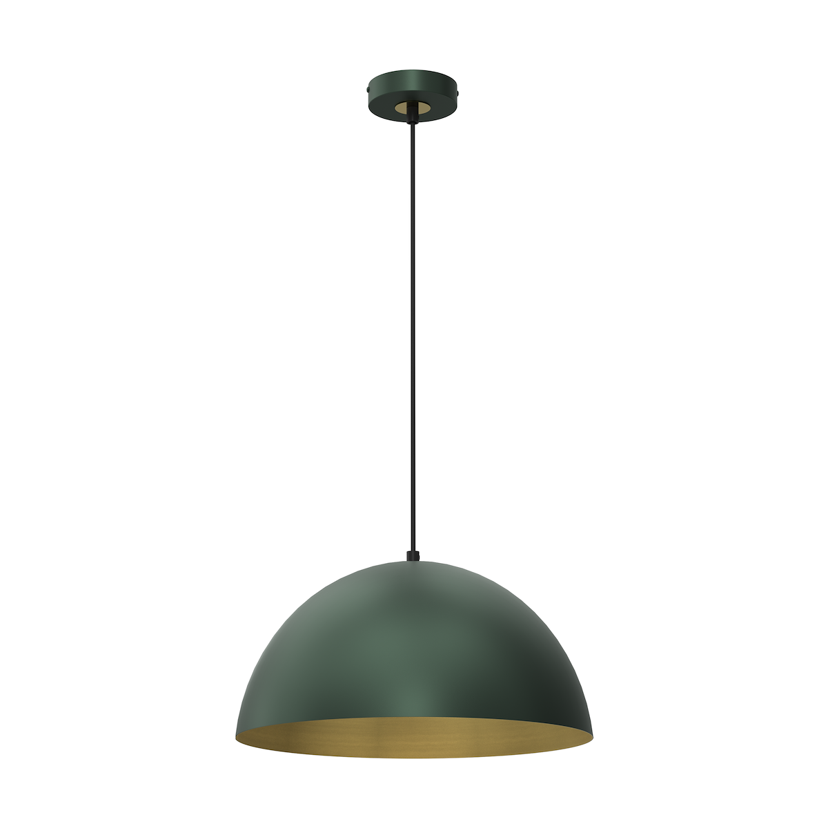 MiLagro Lampa wisząca BETA GREEN/GOLD 1xE27 35cm MLP8286
