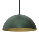 MiLagro Lampa wisząca BETA GREEN/GOLD 1xE27 45cm MLP8287