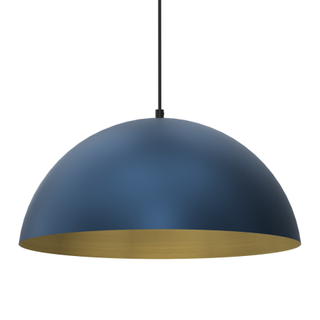 MiLagro Lampa wisząca BETA NAVY BLUE/GOLD 1xE27 45cm MLP8289