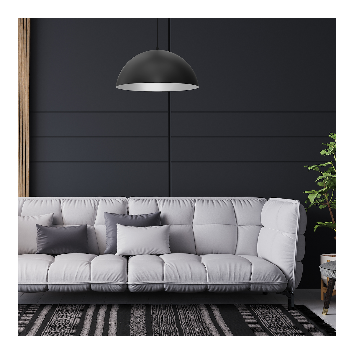 Lampa wisząca Beta 45 cm nastrojowe światło