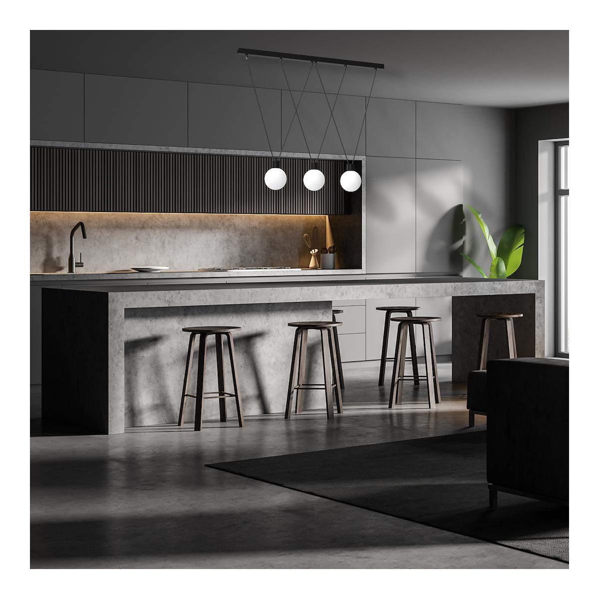 Lampa wisząca CAPRI 3xG9 nowoczesne lampy do wnętrz