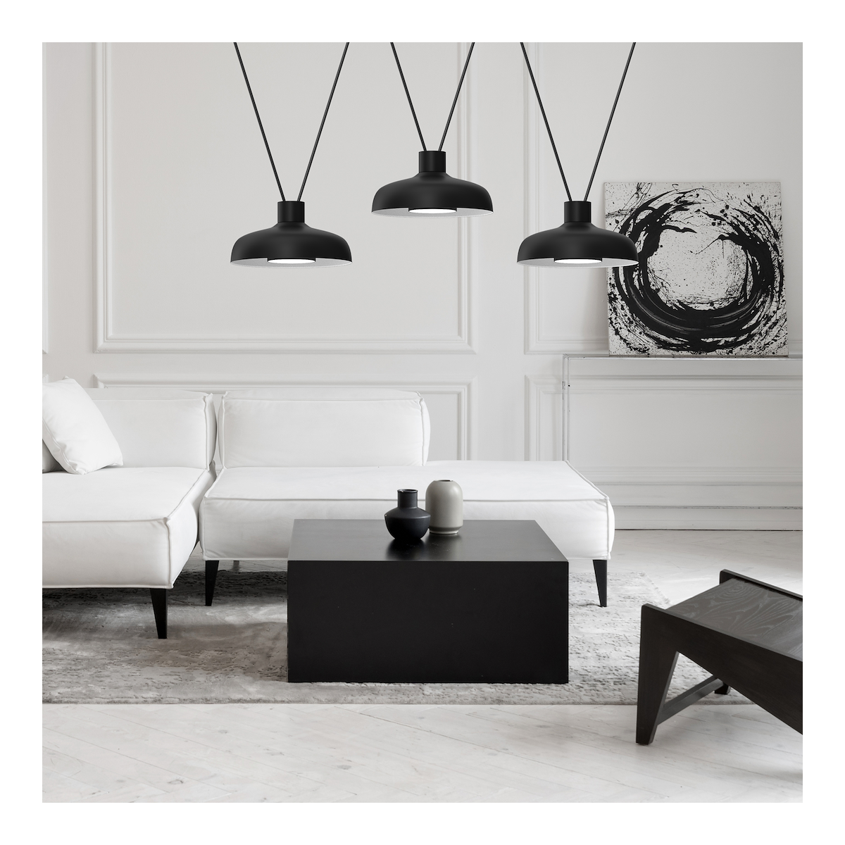 Lampa wisząca LINEA 3xGX53 designerskie lampy LED