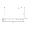 Lampa wisząca ALEXANDER 5xGX53 wyjątkowy element aranżacji