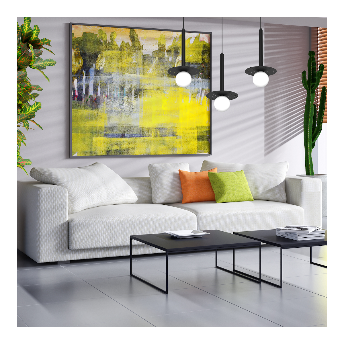 MiLagro FUTURA 3xG9 lampa wisząca eleganckie oświetlenie