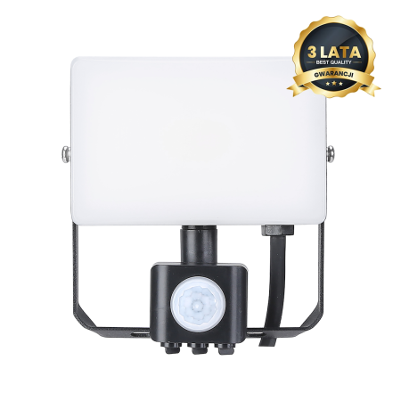 Naświetlacz LED 20W PIR MiLagro nowoczesne lampy do wnętrz