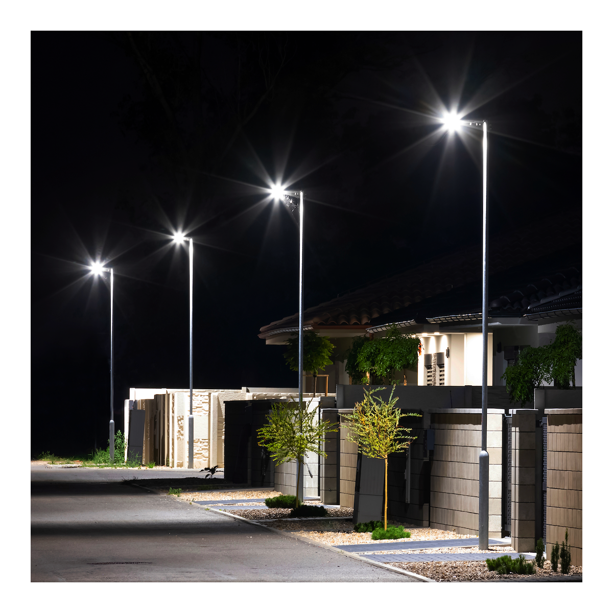 Latarnia solarna VIA 100W LED efektowne oświetlenie