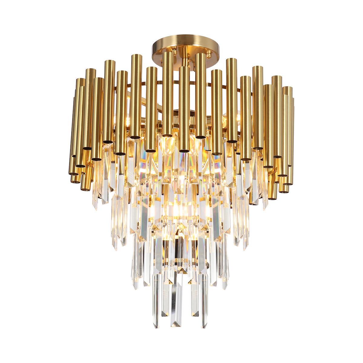 MiLagro Lampa sufitowa MADISON GOLD 9xE14 ML8806