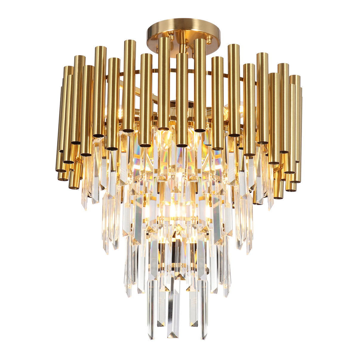 MiLagro Lampa sufitowa MADISON GOLD 9xE14 ML8806